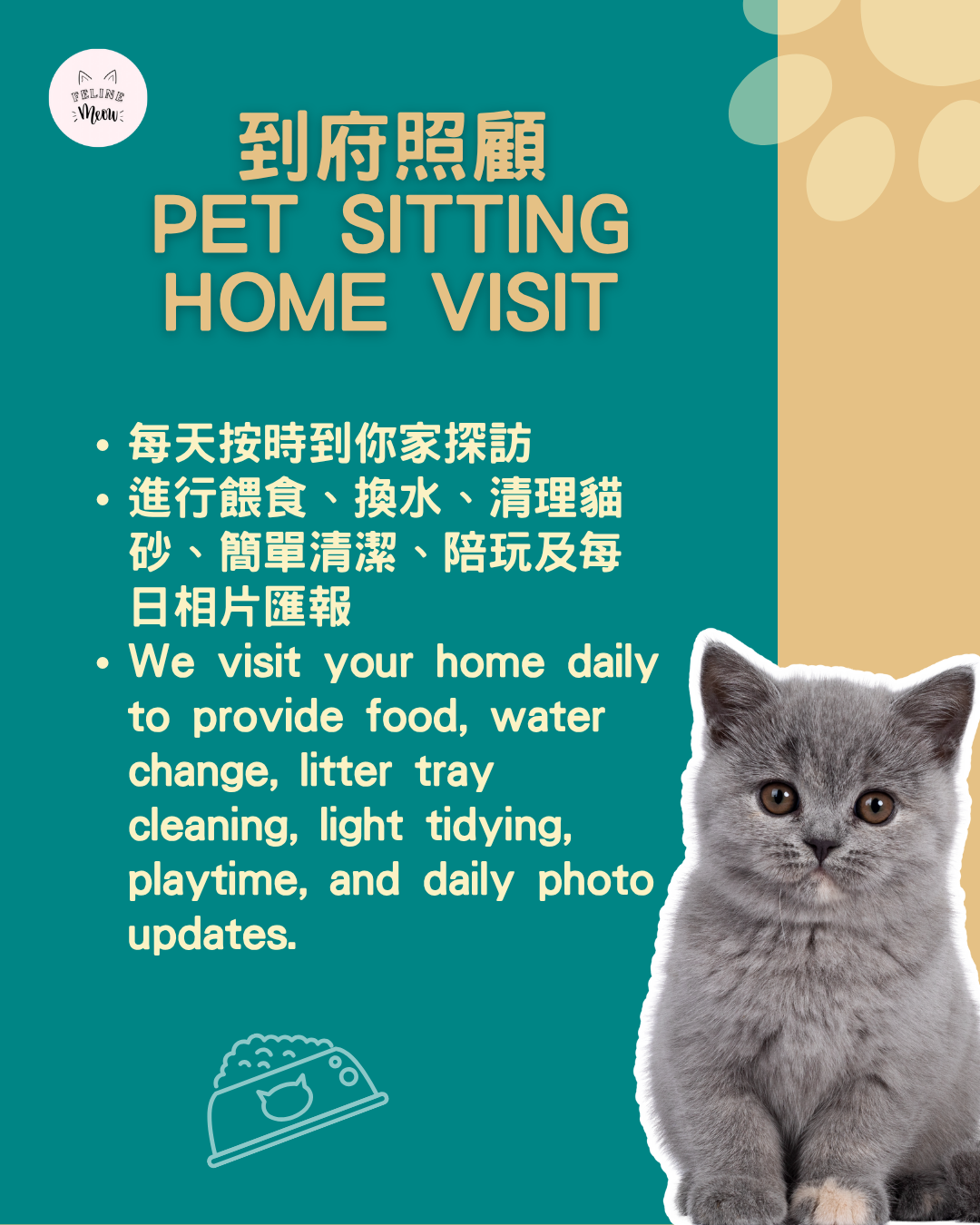 到府照顧 Pet Sitting