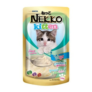 NEKKO kitten mousse 幼貓慕絲濕糧包 - 4款口味 (70g)