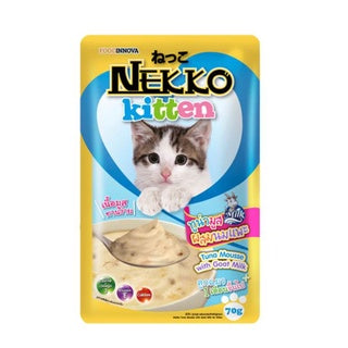 NEKKO kitten mousse 幼貓慕絲濕糧包 - 4款口味 (70g)